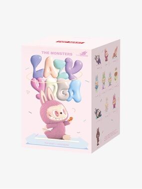 POP MART Labubu The Monsters Lazy Yoga Series Vinyl Figure Lay Down Authentic